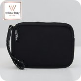 ウィローベイ ポーチ レディース ブランド WILLOWBAY リストレットクラッチ クラッチバッグ BLACK