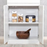 ハイキッチンキャビネット 180*60 オーク オーク・オークホワイト 2色展開 キッチン収納 食器棚 レンジ台 省スペース おしゃれ シンプル 新生活 家具 インテリア 不二貿易