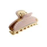 アレクサンドルドゥパリ ALEXANDRE DE PARIS ヘアクリップ ヘアアクセサリー VENDOME ICCM-15571-16S5-BEIGE-3053 ベージュ ゴールド
