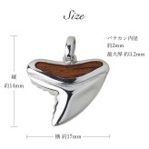 ハワイアンジュエリー コアウッド ネックレス 刻印 無料 サメの歯 ロジウムコーティング SCL50-4C5 aumakua アウマクア シンプル シルバー925 ギフトラッピング可能 チェーン 長さ選べる メンズ レディース 誕生日 プレゼント ハロウィン 【品番：CG-025-61-01】