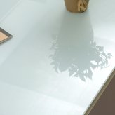 ガラスPCデスク L型 CT-1040BK ブラック・ホワイト 2色展開 パソコンデスク ワークデスク 在宅ワーク おしゃれ シンプル 新生活 家具 インテリア 不二貿易