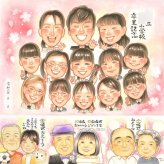 卒業のギフトに、写真とは違うぬくもりが伝わる似顔絵です。初めての似顔絵注文でも安心です。 プレゼント 似顔絵 卒業 ギフト 名入れ 贈り物 手描き 卒業 学校 高校 記念 大学 卒業式 大人数 友達 クラス 学生 子供 修正無料 名入れ 下書き確認 サプライズ そっくり 似てる 一生もの 卒業式 思い出 卒業記念 一生もの ウェディングギフト 大量注文 初任給 節目 お祝い返し 古希祝い