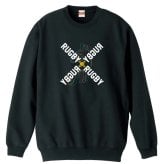 ラグビー トレーナー スウェット メンズ レディース ジュニア 裏パイル 練習着 おもしろ 名入れ おしゃれ 文字入れ無料 綿100% キッズ 大きいサイズ 「ネオンスタイルのクロスRUGBY」 アートワークスコウベ 【送料無料】