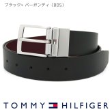 トミーヒルフィガー メンズベルト リバーシブル レザー 回転式バックル TOMMY HILFIGER ブランド ベルト メンズ ブラック バーガンディ ネイビー ブラウン AM0AM14566 選べる2カラー 【ラッピング無料 誕生日 お祝い プレゼント ギフト 贈り物】 送料無料