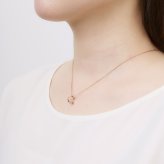 【ラッピング無料】 すみっコぐらし とんかつ ひょっこりリングネックレス シルバーネックレス コラボ レディース ネックレス THE KISS 公式ショップ カップル 人気 ジュエリーブランド キャラクターネックレス THEKISS F-SMGN707SVTN アニバーサリー