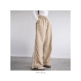 トラックパンツ レディース 通販 サイドライントラックパンツ ラインパンツ サイドラインパンツ ワイドパンツ シャカシャカパンツ ダンスパンツ 長ズボン レディースパンツ ボトムス 部屋着 ウエストゴム スポーツ ランニング カジュアル おしゃれ かわいい