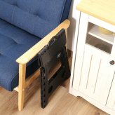 フォールディングステップスツール H22cm WH 1個箱 ホワイト・カーキ・ブラック 3色展開 スタッキング 椅子 チェア 省スペース おしゃれ シンプル 新生活 家具 インテリア 不二貿易