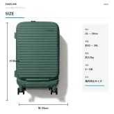 EDGELINK クルーズボックス グリント スーツケース 32-39L キャリーケース 大容量 出張 旅行 使いやすい レディース メンズ ギフト プレゼント ブラック 09145