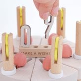 dou? Make a wish | ケーキ ろうそく おもちゃ 玩具 知育 木製 木のおもちゃ おままごと ごっこ遊び お店屋さん ケーキ屋さん パズル ナンバーピック