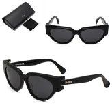 マックスマーラ サングラス MAX MARA MM0139/S 01A 55 サングラス グローバルフィット MM0139-01A-55 ブラック グレー ユニセックス