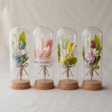 【ミニ花束/ブーケドーム】フラワードーム　誕生日プレゼント プリザーブドフラワー　ドライフラワー  花束 花 ギフト 誕生日 男性 花 プレゼント 誕生日プレゼント 女性