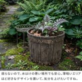 バレル型プランター frp製 大小2個セット EBP-2430DBR 直径30/24 高さ22/17 10号/8号 軽量 アンティーク 円形 樽型 深型 植木鉢 鉢 グラスファイバー プランターカバー ガーデン おしゃれ 庭 ベランダ 屋外 家庭菜園 新生活