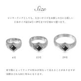 ハワイアンジュエリー リング 指輪 刻印 無料 誕生石入れ可 ブラックジルコニア 6号～29号 26号 シルバー925 太め 幅広 ボリューム ギフト対応可 指輪 大きいサイズ BY THE SEA バイザシー 彼女 妻 女性 レディース プレゼント ハロウィン 【品番：SR602】