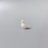 ハト 置物 8個セット ミニチュア 小鳥 オブジェ かわいい 鳥 フィギュア 樹脂製 卓上 飾り 箱庭 ジオラマ DIY ガーデニング インテリア デスク 雑貨 プレゼント
