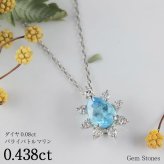 【完売致しました。】 ブラジル産 パライバトルマリン 0.438ct ダイヤモンド ネックレス ペンダント Pt900 850 プラチナ パライバネックレス プラチナネックレス レディース 一粒 シンプル 可愛い グリーン パライバ  Drops