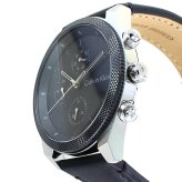カルバンクライン 腕時計 メンズ 正規品 5年保証 純正ショッパー付き ブラック レザー 多機能 クォーツ 曜日 日付 24時間計 ビジネス 高級感 ブランドウォッチ プレゼント ギフト 男性 就職祝い CK 成人 卒業 入学