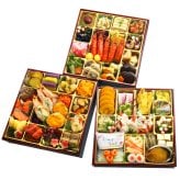 京都祇園 料亭 和山 監修 福寿 和洋おせち 三段重 約5～6人前 61品目 御節料理 お正月 おせち 和洋 冷蔵 縁起物 正月料理【沖縄県・離島 配送不可】