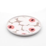 マリメッコ ウニッコ プレート 20cm クレイ/ホワイト/ローズ marimekko UNIKKO 皿 食器 ギフト 耐熱 電子レンジ対応 結婚祝い プレゼント 贈り物