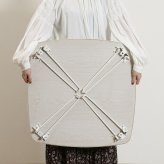 ローテーブル 角60 ブラウン・ホワイトウォッシュ 2色展開 センターテーブル リビングテーブル 折りたたみ 省スペース おしゃれ シンプル 新生活 家具 インテリア 不二貿易