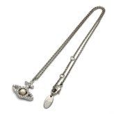 ヴィヴィアンウエストウッド Vivienne Westwood ネックレス ペンダント 630203AR-02P132-SM OLYMPIA PEARL PENDANT アクセサリー レディース プラチナム 海外正規品