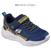 スケッチャーズ 光る靴 キッズ スニーカー Sライツ メテオライツ 2.0 401490L ネイビー ライム SKECHERS 男の子 子供靴 光るスニーカー 軽量 履きやすい