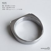ステンレス コスパ最高 細身 印台リング シンプルリング シグネットリング ゴールド シルバー 指輪 メタル 細め スタンプ スクエア ピンキー 人気 プチプラ レディース 女性 金属アレルギー対応