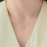 【無料ラッピング】  ヨンドシー 4℃ EAU DOUCE４℃ K10イエローゴールド ネックレス ホワイトトパーズ ブランド 正規品 新品 ギフト プレゼント 人気 おすすめ 誕生日 記念日 クリスマス 送料無料