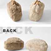 【EARTH MADE アースメイド】FUR BAMBOO ファー バンブーハンドル 2way ショルダー トートバッグ (E8187)正規品 レディース 秋 冬 ハンドバッグ ナチュラル 新作 シンプル おしゃれ コーディネート 人気 60代 50代 40代 30代