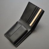 財布 メンズ 短財布 二つ折り シープスキン 羊革 BEAMZ SQUARE ビームズ スクエア 柔らかい本革 3色展開(ブラック,ネイビー,グリーン) BZSQ-253