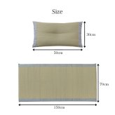 マット マットレス 枕 セット い草 国産 日本製 ボリューム くつろぎ プレゼント ギフト ラッピング 吸汗 調湿 消臭 お手入れ簡単 マット約70×150cm 枕約50×30cm ボリューム感のある 国産い草マットレス 抗菌防臭 ポリエステル 綿