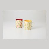 軽量 チューリップ マグペア 磁器 美濃焼 やきものの里から、暮らしを贈ります。　ギフト 食器 セット テーブルウェア