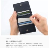 MILAGRO シュリンクレザー・スクエアウォレット