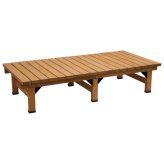 ウッドデッキ デッキ縁台 180×58cm 送料無料 ウッドデッキ風 簡単 縁側 本格的 DIY 木製 天然木 庭 ベランダ マンション おしゃれ 小型 北欧 ガーデン 屋外 家具 ブラウン ダークブラウン ライトブラウン エクステリア ガーデン用品