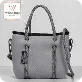ウィローベイ ショルダーバッグ レディース ブランド WILLOWBAY ブティックタイニー マザーズバッグ  2WAY PEBBLE GREY