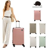 SCANDINAVIAN FOREST キャリーケース 102L Lサイズ 大容量 スーツケース 7-10泊 宿泊 旅行 出張 シンプル レディース ギフト プレゼント ピンク sfrs2401-l