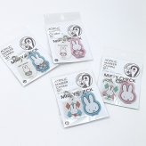 ミッフィー miffy 全身 アクリルマーカーチャームセット (ピンク) MIFFY CHECKシリーズ 日本製