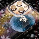 【全機種対応】職人の手作り！和柄スマホケース「露」名入れ 送料無料 和柄 和風 桜 職人 伝統工芸 ハンドメイド ハードケース 手帳型 iPhone 17 Xperia AQUOS Android 各機種対応