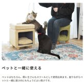 ペットハウス スツール ペット 猫 ペットスツール 犬キャット ハウス ドーム型 ドッグ 小型犬室内用 ファブリック素材 ラウンド クッション付 椅子 オットマン コロンとしたかわいいかたち ペットが中に入ってくつろげて 最大2 ポリエステル 天然木