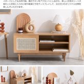テレビ台 テレビボード ラタン TVボード インテリア 韓国 おしゃれ 木製 ローボード 一人暮らし ワンルーム コンパクト 省スペース 収納 収納用品 幅90cm AVボード AVラック ディスプレイボード 新生活
