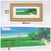 糸井忠晴 アートフレーム 鹿と草原 版画 it-05203 ギフト アート 猫 ねこ ネコ おしゃれ インテリア お部屋 youpower