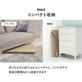 センターテーブル 折れ脚テーブル 折りたたみ式 幅75×奥行50cm 八角形 センターテーブル ローテーブル リビングテーブル 天然木 古木調 木目調 簡単折り畳み 隙間収納 下に 隙間に コンパクト収納 お手入れ簡単 ブラウン ホワイト ナチュラル