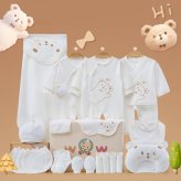 ベビーギフトセット 23点セット 出産祝い 新生児 オールシーズン 綿100％ 肌着 ベビー服 赤ちゃん スタイ おくるみ 帽子 ミトン ベビー用品 赤ちゃん 出産準備 男の子 女の子 プレゼント ギフトボックス 靴下ソックスベビー服ギフトセット 無農薬 詰め合わせ ギフト
