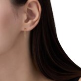 【無料ラッピング】 ヨンドシー 4℃ ピアス 片耳用 K10 イエローゴールド 揺れる ダイヤモンド レディース ブランド 正規品 新品 ギフト プレゼント 人気 おすすめ 誕生日 記念日 クリスマス 送料無料 4cd522794