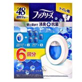 P＆G ( ファブリーズ )　W消臭　トイレ用消臭剤+抗菌　ウルトラ・フレッシュ・シャボンの香り　詰め替え入りケース1個　6.3ml ＋ 詰め替え5個 6.3mL )　計6回分　まとめ買い・ストック　#78159
