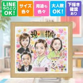 結婚記念日の贈り物に、オーダーメイドの似顔絵が喜ばれています。 ウェルカムボード 似顔絵 贈り物 名入れ 手描き プレゼント ギフト 結婚記念日 記念 挙式 ウェルカムボード お祝い 友達 友人 カップル 家族 同僚 名入れ 修正無料 下書き確認 宝物 似てる 一生もの 親孝行 宝物 結婚式 一生もの ウェディング お祝い返し 喜寿祝い 色紙 イラスト 古希祝い 百寿祝い 快気祝い おしゃれ
