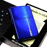ZIPPO スマートライン イオンブルー ジッポ ライター ロゴ 青 かっこいい シンプル メンズ おしゃれ ギフト プレゼント