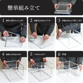 マルチクリアボックス 2個セット W360×D270×H225mm コレクションケース ディスプレイケース 全面クリア 360度透明