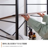 ラック オープン 収納 ワードローブ 洋服収納 収納付き 引出し付き キャスター付き アジャスター付き 一人暮らし ワンルーム コンパクト 可動棚 棚 スリム 木目調 白 おしゃれ 幅60cm 5段 新生活