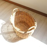ワンハンドル 持ち手付き フルーツバスケット 収納かご 籠 収納バスケット 籐 ラタン おしゃれ ピクニック おむつ ピクニックバスケット 収納ボックス 雑貨 カゴバスケット かご バスケット かご収納