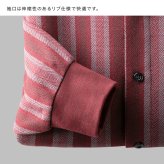 Pierucci ピエルッチ 前開き ストライプ ニットシャツ 2色組[メンズ ストライプ シャツ 長袖 ポロシャツ風 春 秋 冬 シニア 紳士服 ポロシャツ おしゃれ 父の日 敬老の日 ギフト 贈り物 上品 カジュアル 50代 60代 70代 80代]